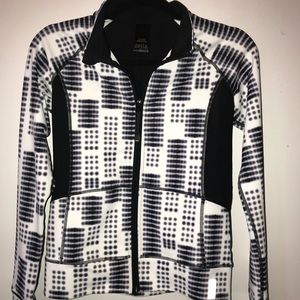 Patterned Zip Up Jacket